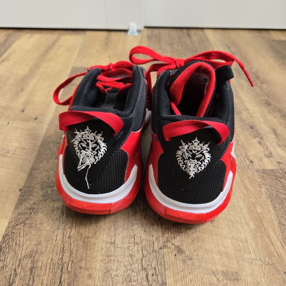Nike Lebron Witness 7 Basketball Black/red And White Sneakers,  6.5 Y - Picture 6 of 12